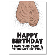 Saw This Card Balls Card